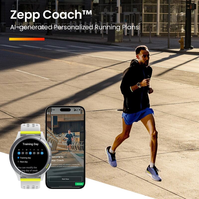 Amazfit Cheetah Pro Runners Smart WatchAI Running Coach GPS14Day Battery PacerHeart Rate